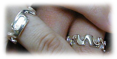 シルバーの結婚指輪を作る